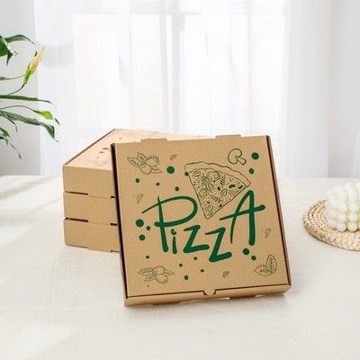 OEM Disposable 12'' 16'' 18'' Pizza Takeaway Boxes Eco Friendly